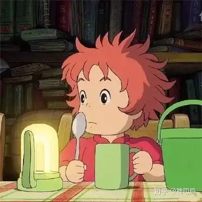 波妞和宗介,情侣头像
