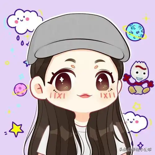 你的头像该换了,真人照片变成漫画头像,无邪好看又可爱
