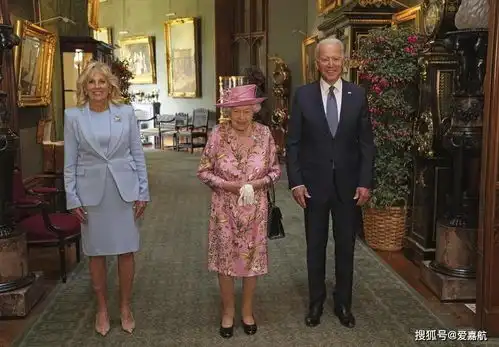 拜登夫妇在温莎城堡与英国女王会面墨镜抢镜
