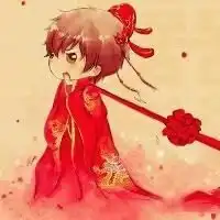 拜堂一左一右情侣头像超清动漫古装拜堂头像一男一女

