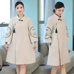 羽绒服别穿了,你有看过旗袍外套吗一个字忒美
