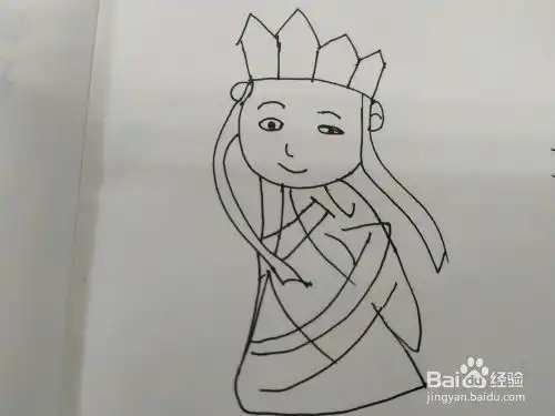 唐僧简笔画怎么画,怎么画唐三藏的简笔画

