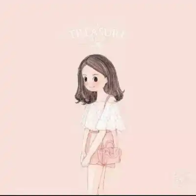 卡通简约版女生动漫头像
