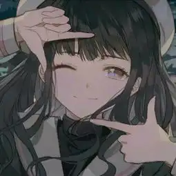 动漫女头可爱小清新高清动漫女头像小清新侧脸
