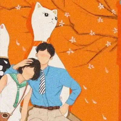 情侣头像一左一右独一无二动漫图片
