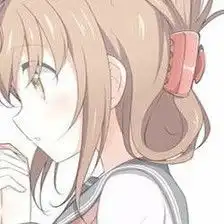 动漫女生头像一对哦我们是百合
