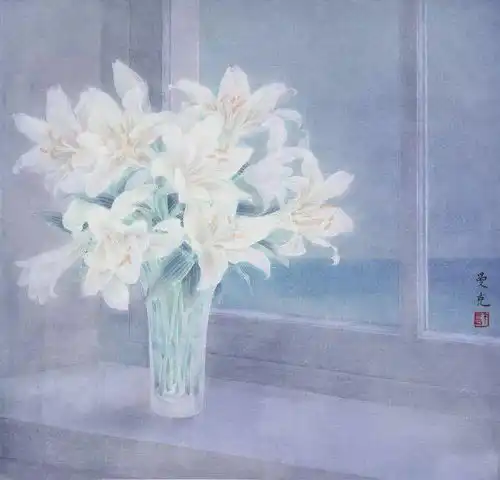 许曼克工笔花鸟81图自学成才梦幻唯美太赞了
