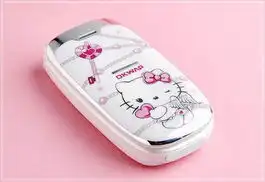天使vs恶魔hellokitty黑白款情侣手机
