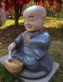 敲木鱼和尚雕刻图片,高清大图雕刻艺术素材编号7298389红动网
