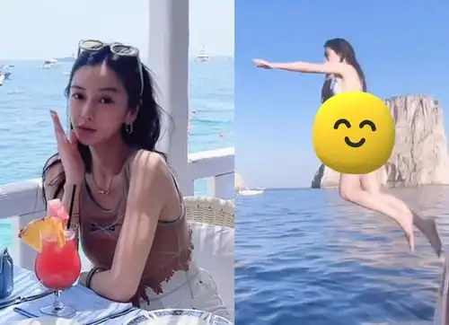 杨颖恋情升级与老板同游意大利,穿泳衣坐船享受,更多细节被扒

