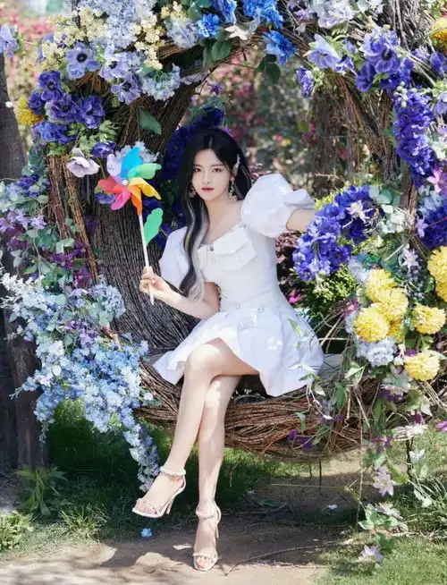 赵露思太适合穿白衣服了,打造仙女风显初恋感,夏天看着就很清爽
