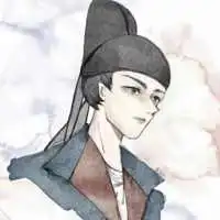 手绘古风情头头像,情侣头像图片
