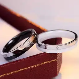 陶瓷情侣戒指结婚对戒图片,陶瓷情侣戒指结婚对戒高清图片奢轩利星陶瓷钨金首饰厂,中国制造网
